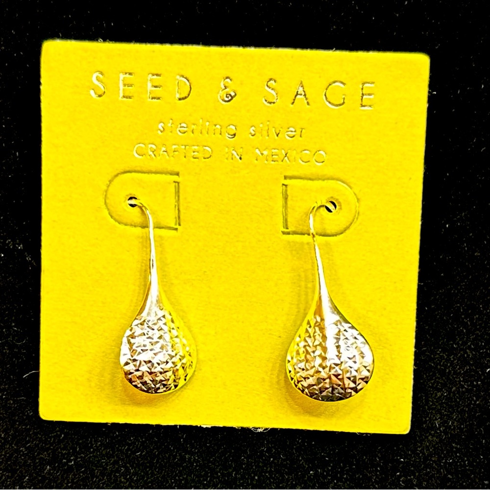 SEED & SAGE Mexico 925 Sterling Silver Earrings